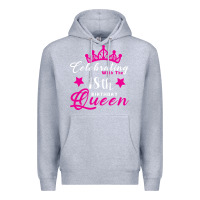 Heather Grey Celebrating With the 18th Birthday Queen Premium Hoodie - Bettercallsaul