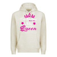 Oatmeal Heather Celebrating With the 18th Birthday Queen Premium Hoodie - Bettercallsaul