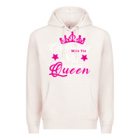 Pale Pink Celebrating With the 18th Birthday Queen Premium Hoodie - Bettercallsaul