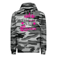 Slate Camo Celebrating With the 18th Birthday Queen Premium Hoodie - Bettercallsaul