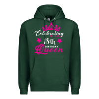 Sports Green Celebrating With the 18th Birthday Queen Premium Hoodie - Bettercallsaul
