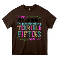 Chocolate Brown sorry i’m cranky i’m going through my terrible Heavy Core Tee - texasbilliewilder