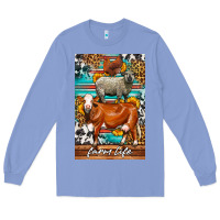 Colony Blue Western Farm Life Long Sleeve Tee - LillyAllenDesigns