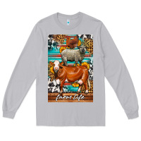 Moon Dust Western Farm Life Long Sleeve Tee - LillyAllenDesigns