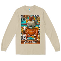Mushroom Western Farm Life Long Sleeve Tee - LillyAllenDesigns