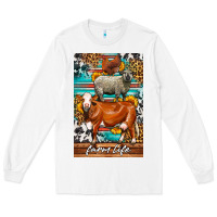 White Western Farm Life Long Sleeve Tee - LillyAllenDesigns