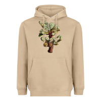 Mushroom Cholla Tree Cactus Heavyweight Hoodie - LillyAllenDesigns