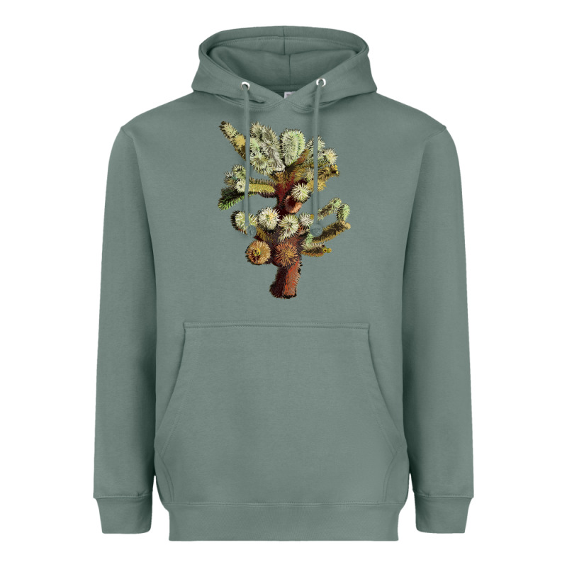Cholla Tree Cactus Heavyweight Hoodie by LillyAllenDesigns | Teevron