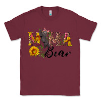 Burgundy pink mama bear with cute bear Classic Tee - Artiststas