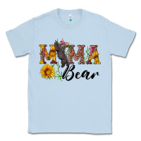 Dusty Blue pink mama bear with cute bear Classic Tee - Artiststas