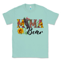 Seafoam pink mama bear with cute bear Classic Tee - Artiststas
