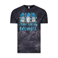 Cloud Black chillin' with my gnomies Vintage Tee - JahusDesignShop