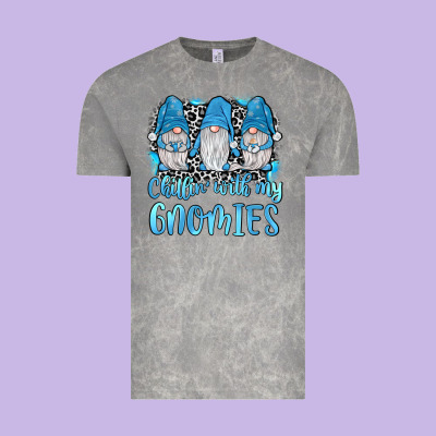 Chillin' With My Gnomies Vintage Tee Designed By Jahusdesignshop