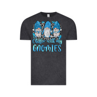 Vintage Black chillin' with my gnomies Vintage Tee - JahusDesignShop