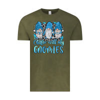 Vintage Olive chillin' with my gnomies Vintage Tee - JahusDesignShop