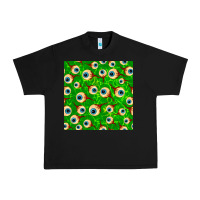 Black halloween eye balls seamless pattern Urban Heavy Tee - BundleAndBundleShop