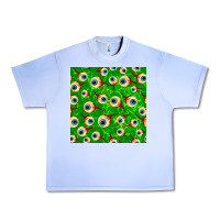 Grape Ice halloween eye balls seamless pattern Urban Heavy Tee - BundleAndBundleShop