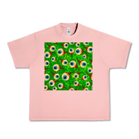 Salmon halloween eye balls seamless pattern Urban Heavy Tee - BundleAndBundleShop