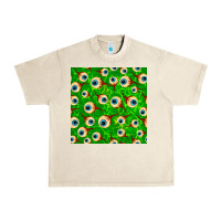 Sandshell halloween eye balls seamless pattern Urban Heavy Tee - BundleAndBundleShop