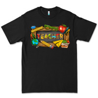 Black teacher Premium Tee - texasbilliewilder