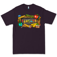 Plum teacher Premium Tee - texasbilliewilder