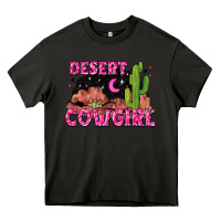 Asphalt desert cowgirl Heavy Core Tee - Zillion Design Studio