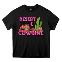 Black desert cowgirl Heavy Core Tee - Zillion Design Studio