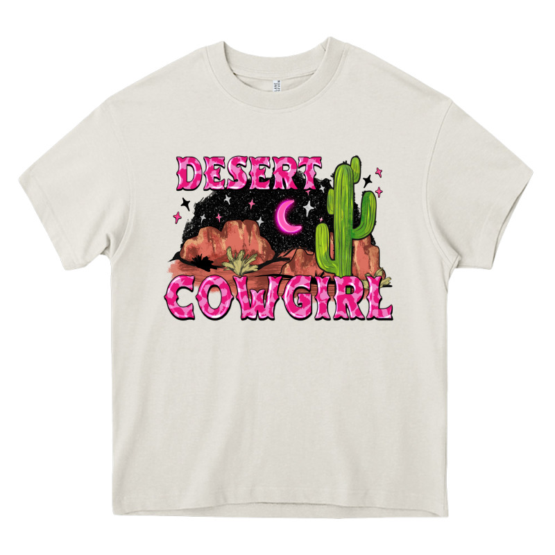 Desert Cowgirl Heavy Core Tee by Zillion Design Studio | Teevron