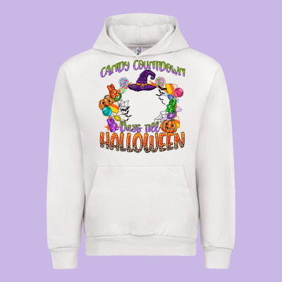 Candy Countdown Days Till Halloween Urban Hoodie Designed By Cowgirlartshop