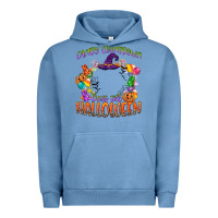 Pigment Pebble Blue candy countdown days till halloween Urban Hoodie - CowGirlArtShop