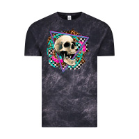 Cloud Black race skull Vintage Tee - AdoDesignShop