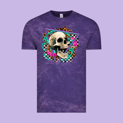 Race Skull Vintage Tee Designed By Adodesignshop
