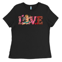 Black love cupid Ladies Tee - RanaPortraitStore