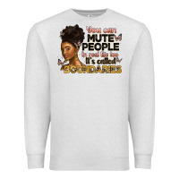 Oatmeal Heather you can mute people in real life too it's called b Premium Sweatshirt - Artiststas