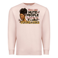 Pale Pink you can mute people in real life too it's called b Premium Sweatshirt - Artiststas
