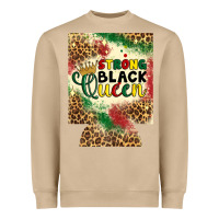 Mushroom strong black queen 12 oz can cooler (regular) Heavyweight Sweatshirt - Artiststas