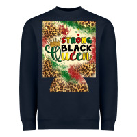 Strong Black Queen 12 Oz Can Cooler (regular) Heavyweight Sweatshirt | Teevron