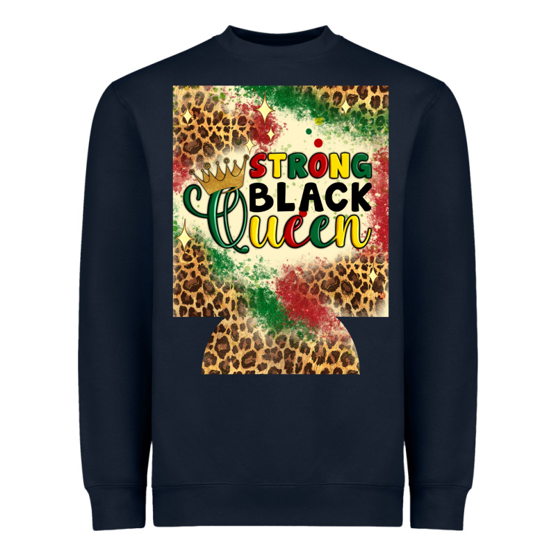 Strong Black Queen 12 Oz Can Cooler (regular) Heavyweight Sweatshirt by Artiststas | Teevron