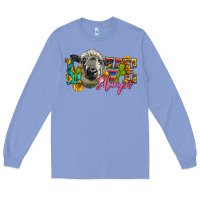 Colony Blue Western Love Sheeps Long Sleeve Tee - LillyAllenDesigns