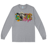 Heather Grey Western Love Sheeps Long Sleeve Tee - LillyAllenDesigns