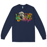 Navy Western Love Sheeps Long Sleeve Tee - LillyAllenDesigns