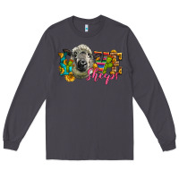 Smoke Western Love Sheeps Long Sleeve Tee - LillyAllenDesigns