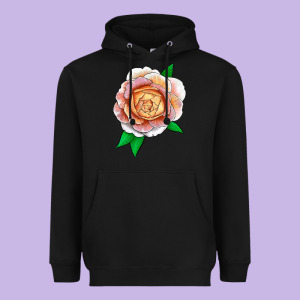 Fun In The Sun Rose Heavyweight Hoodie Designed By Lillyallendesigns