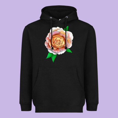 Fun In The Sun Rose Heavyweight Hoodie Designed By Lillyallendesigns