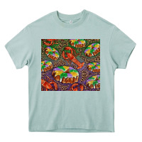 Arona Mardi gras king cake and crawfish Heavy Core Tee - RanaPortraitStore