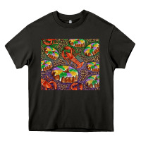 Asphalt Mardi gras king cake and crawfish Heavy Core Tee - RanaPortraitStore