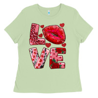 Matcha love kiss Ladies Tee - RanaPortraitStore