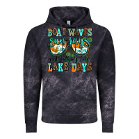 Cloud Black boat waves sun rays aint nothing like lake days Vintage Hoodie - AdoDesignShop