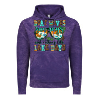 Cloud Purple boat waves sun rays aint nothing like lake days Vintage Hoodie - AdoDesignShop
