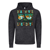 Vintage Black boat waves sun rays aint nothing like lake days Vintage Hoodie - AdoDesignShop